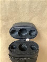 BLACK HAMPTON TWO PIECE POOL CUE CASE